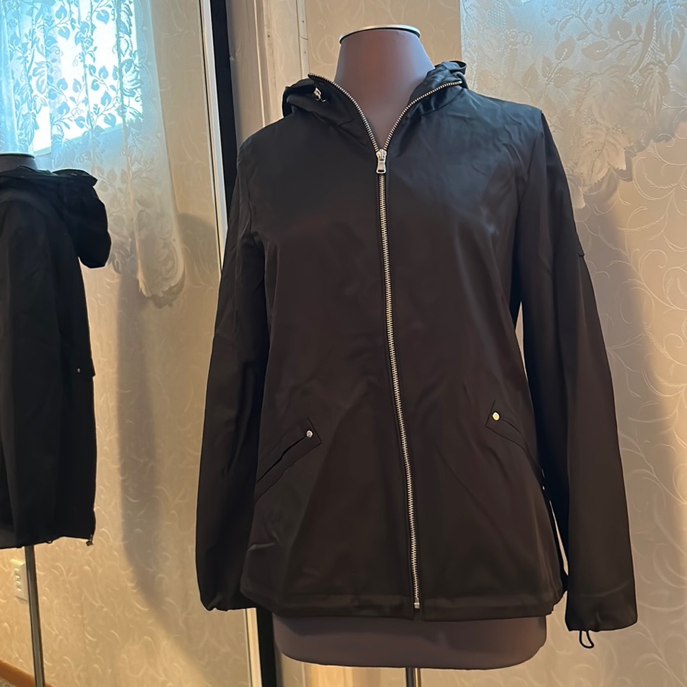 Women’s Lauren Ralph Lauren black rain jacket size Sm